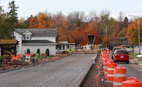 Slipform-Paving